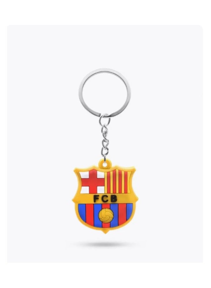 MARIO DRAFTS FC Barcelona Official Logo Football Keychain, Metal Chain with PVC Pendant - Image 5