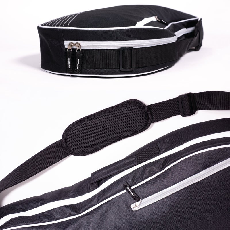 Athletico 3 Racquet Tennis Bag | Padded to Protect Rackets & Lightweight | Professional or Beginner Tennis Players | Unisex Design for Men, Women, Youth and Adults (Black) - Image 4