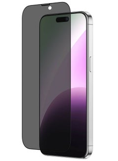 AMAZINGthing Supreme Privacy Glass Full Cover for iPhone 15 PRO Screen Protector Tempered Glass with Easy Install Tray - [28 Degree PRIVACY 3D]  - Image 1