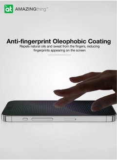 AMAZINGthing Supreme Privacy Glass Full Cover for iPhone 15 PRO Screen Protector Tempered Glass with Easy Install Tray - [28 Degree PRIVACY 3D]  - Image 3