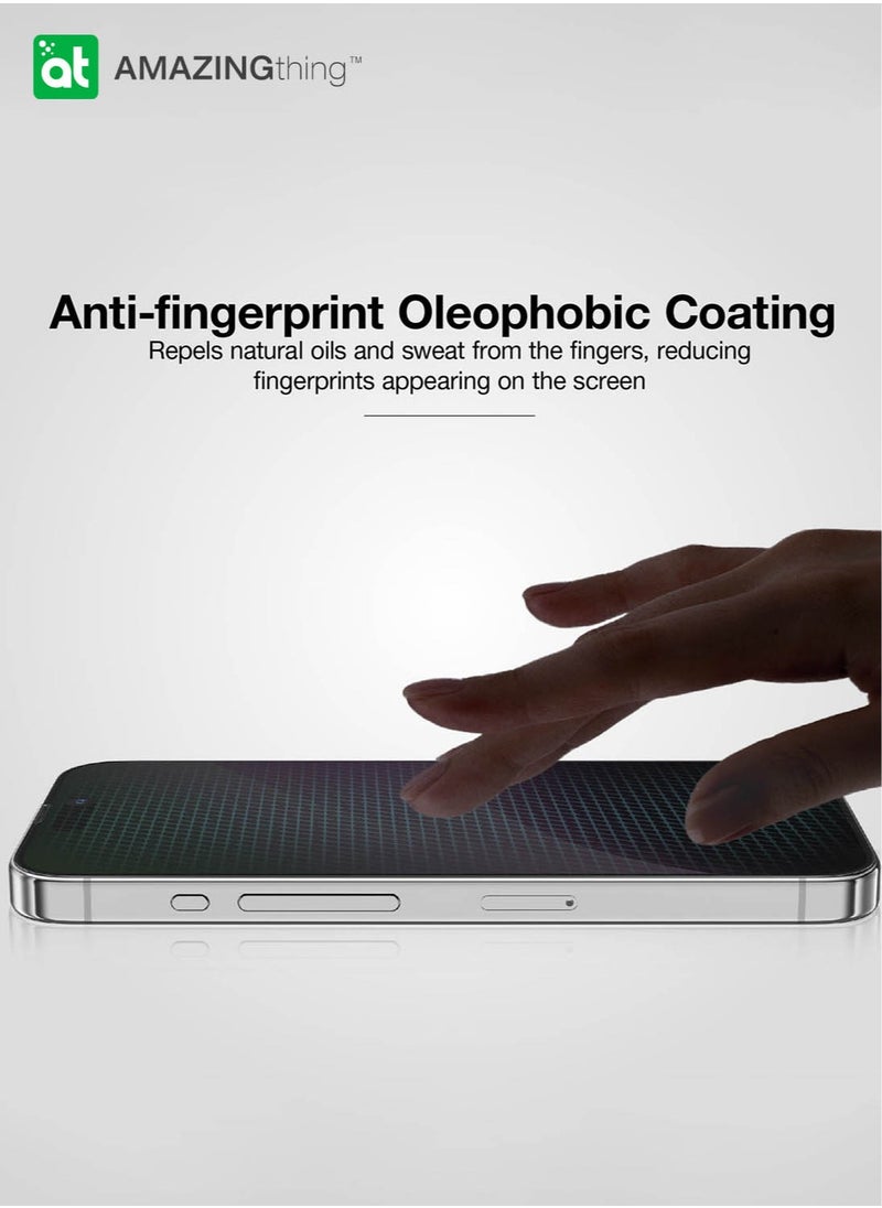 AMAZINGthing Supreme Privacy Glass Full Cover for iPhone 15 PRO Screen Protector Tempered Glass with Easy Install Tray - [28 Degree PRIVACY 3D]  - Image 3