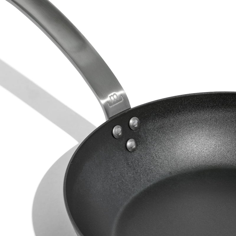 Madein Made In Cookware - Seasoned 10" Carbon Steel Frying Pan - (Like Cast Iron, but Better) - Professional Cookware - Crafted in Sweden - Induction Compatible - Image 2