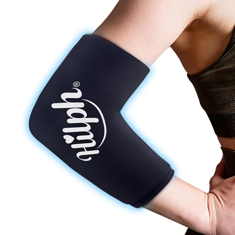 Hilph Elbow Arm Ice Pack Sleeve for Tendonitis Wearable Tennis Elbow  Golfers Arm Ice Pack Wrap for Sport Injuries Hot Cold Therapy Compression Sleeve for Elbow Arm Ankle Calf Small