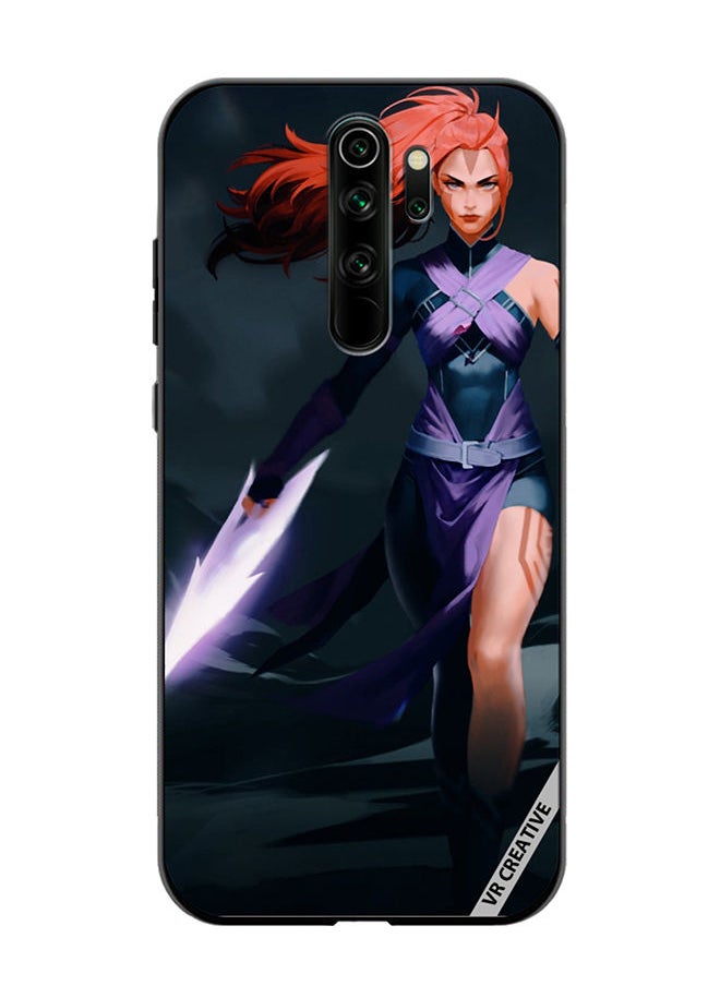 VR CREATIVE Protective Case Cover For Xiaomi Redmi Note 8 Pro Anti-Mage Lady Dota 2 Design Multicolour  - Image 1