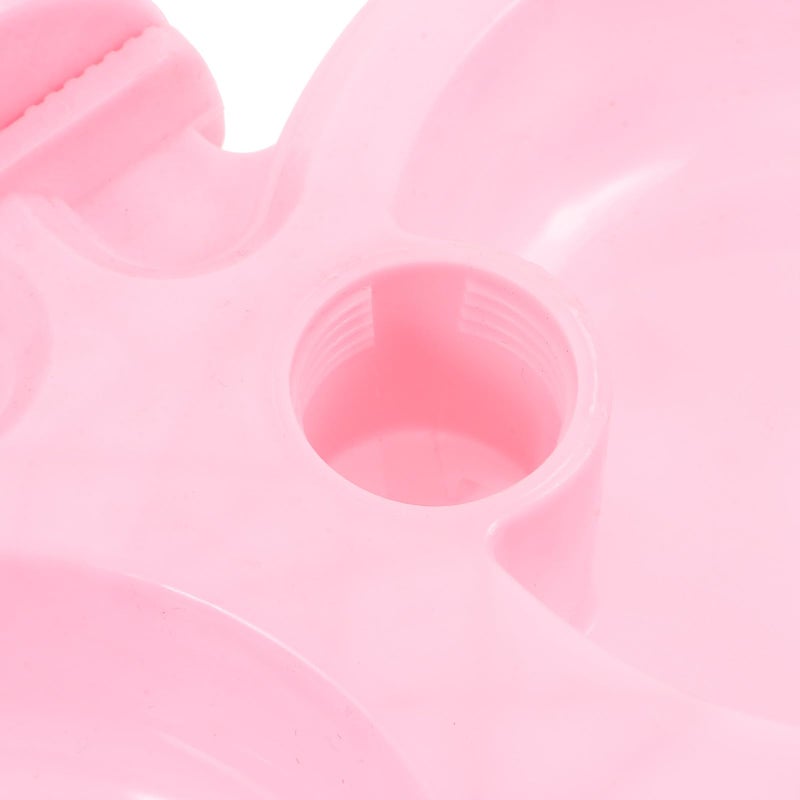Dual Pink Plastic Hanging Dog Crate Bowl Set Food and Water Kennel Feeder for Puppies - Image 4