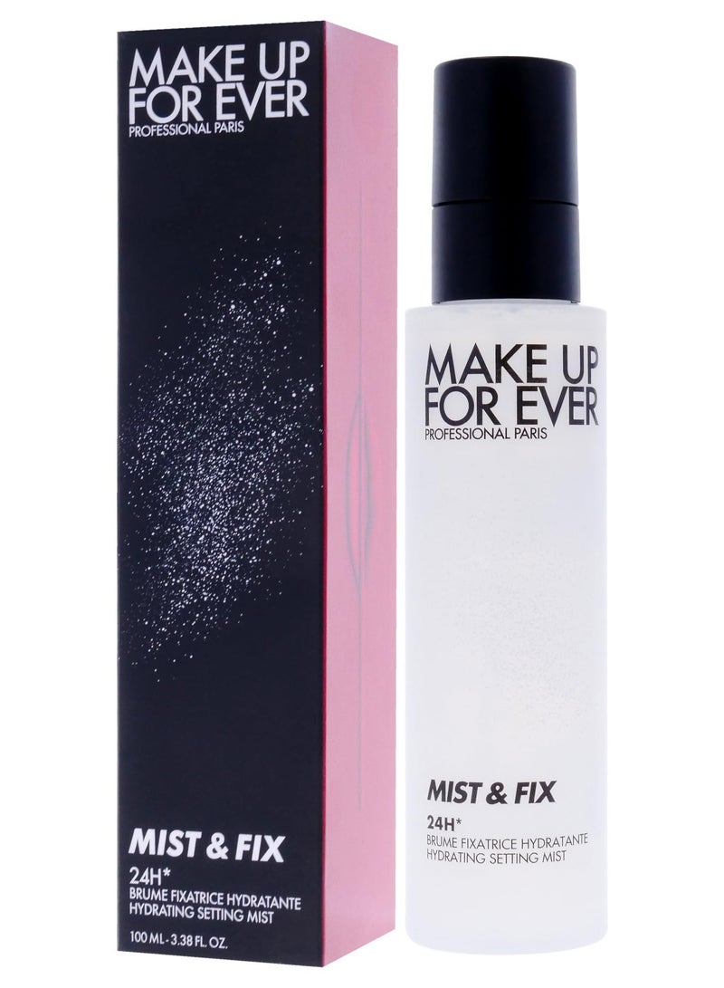 MAKE UP FOR EVER Mist & Fix 24HR Hydrating Setting Spray – Dewy, Long-Lasting - Image 3