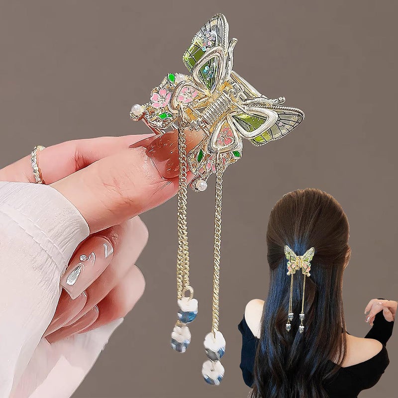 Puisa Small Butterfly Hair Clips, Metal Claw Clips for Women, Cute Fashion Accessories, Lovely Barrettes Set Non-slip for Girls Kids 2PCS - Image 3