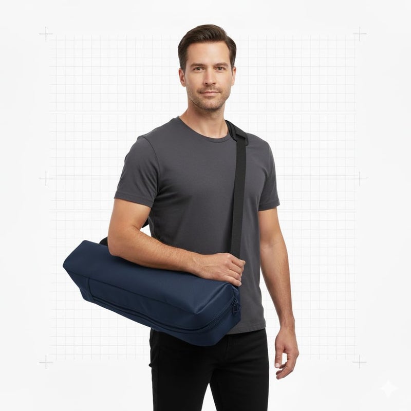 Aklima Tripod Bag Case 68x10x10 cm | Nylon Slim Tripod Carry Bag for 26 Inch Camera Tripod, 12 Inch Ring Light Stand, 2 Feet Tripod Stand Carrying Case for Travel & Photography Accessories (NAVY BLUE) - Image 1