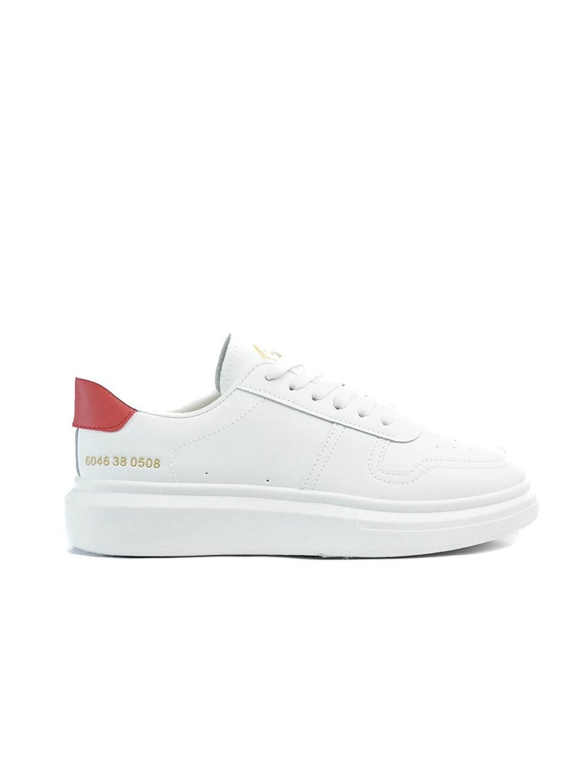 Generic - Basic Leather Flat Sneakers For Men - Image 1