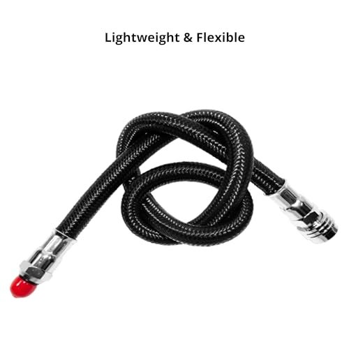 SAEKODIVE Low Pressure Braided Diving Hose - 27" or 36" Flexible Braided Hose - 500PSI for Scuba Diving 2nd Stage Regulator and Octopus (Yellow/36") - Image 2