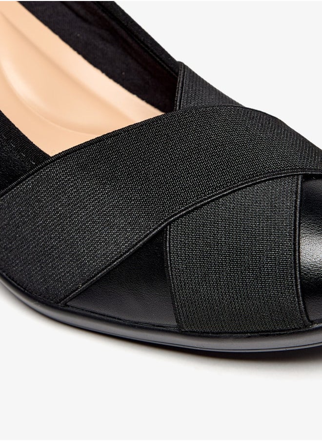 Flora Bella By Shoexpress - Women Solid Slip-On Shoes with Wedge Heels - Image 1