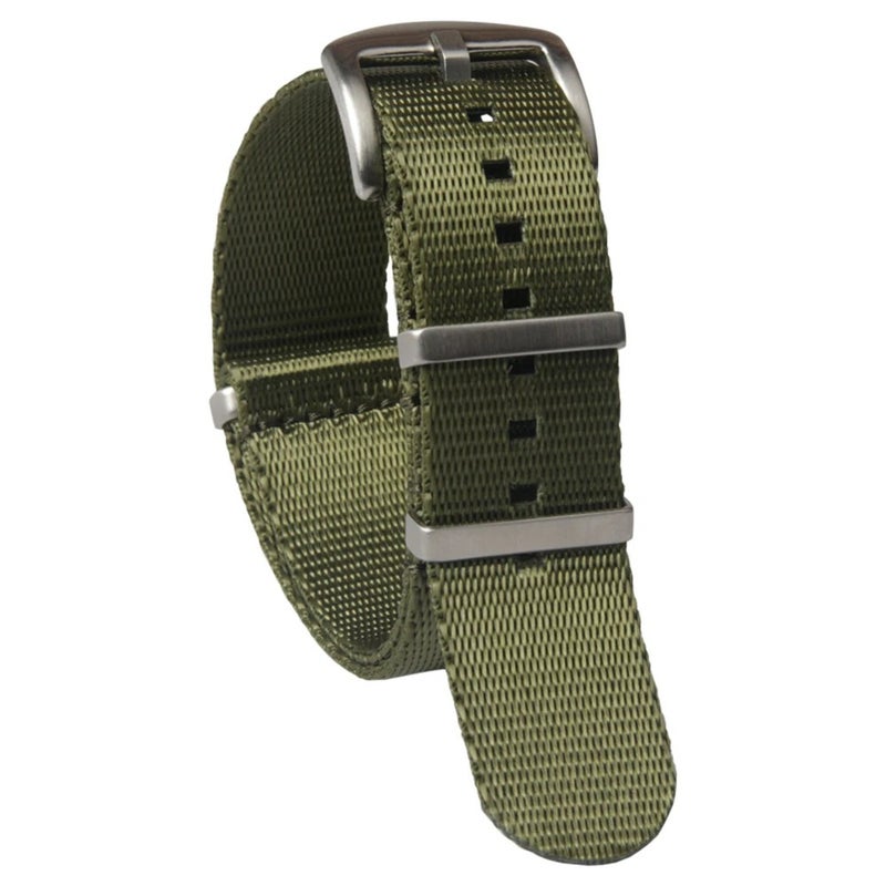 Bluejw Hot Selling Nylon Watch Strap with 316 Stainless Steel Buckle – Quick Release Replacement Band for Seat Belt Style Watches - Image 1