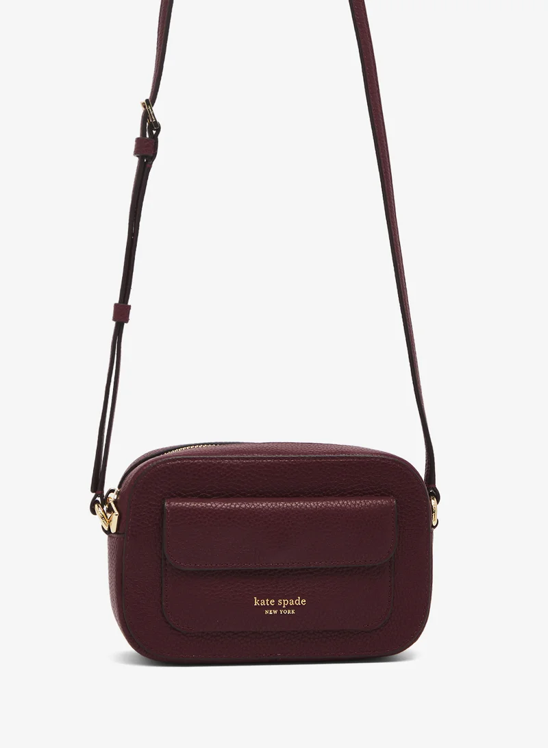 Logo Detail Zip Through Crossbody