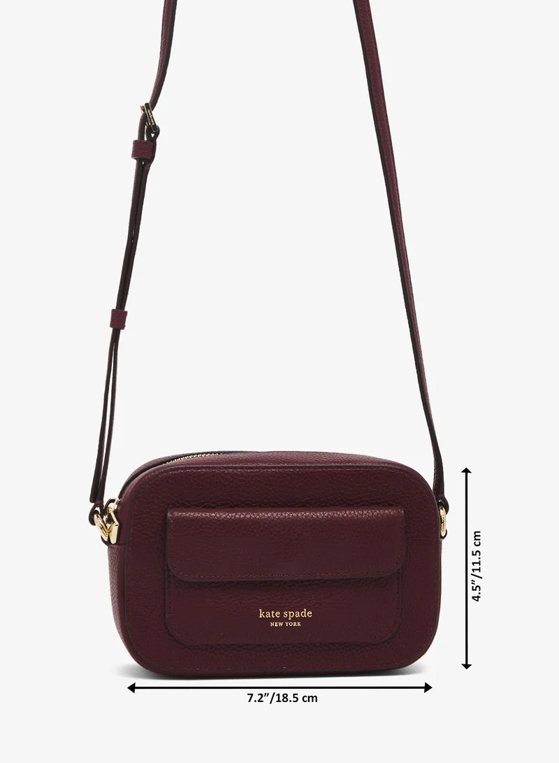 Kate Spade Logo Detail Zip Through Crossbody
