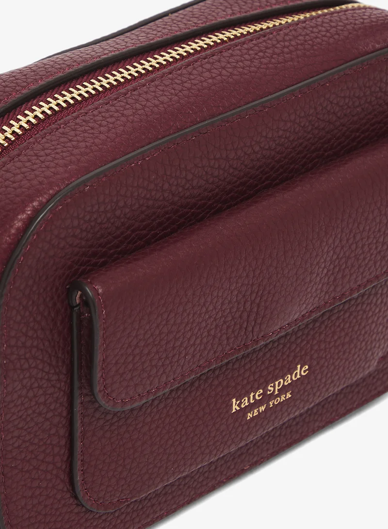 Kate Spade Logo Detail Zip Through Crossbody