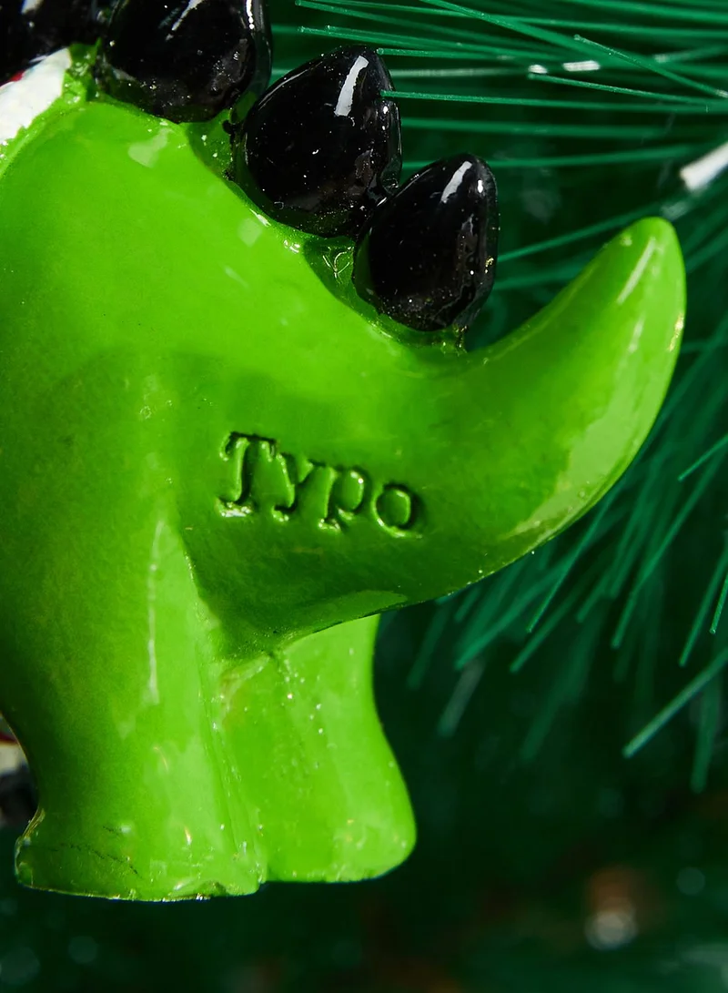 Typo Christmas Stegosaurus Christmas Ornament