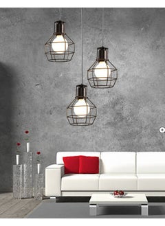 Etsylight Zara New Black 3 Living Room Chandelier  - Image 1