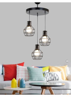 Etsylight Zara New Black 3 Living Room Chandelier  - Image 2