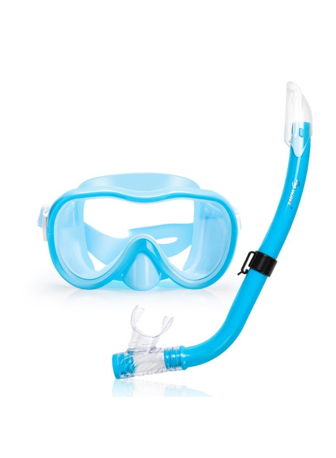 KUYING New Children's Diving Goggles Breathing Tube PE Edge Bone Bag Set
