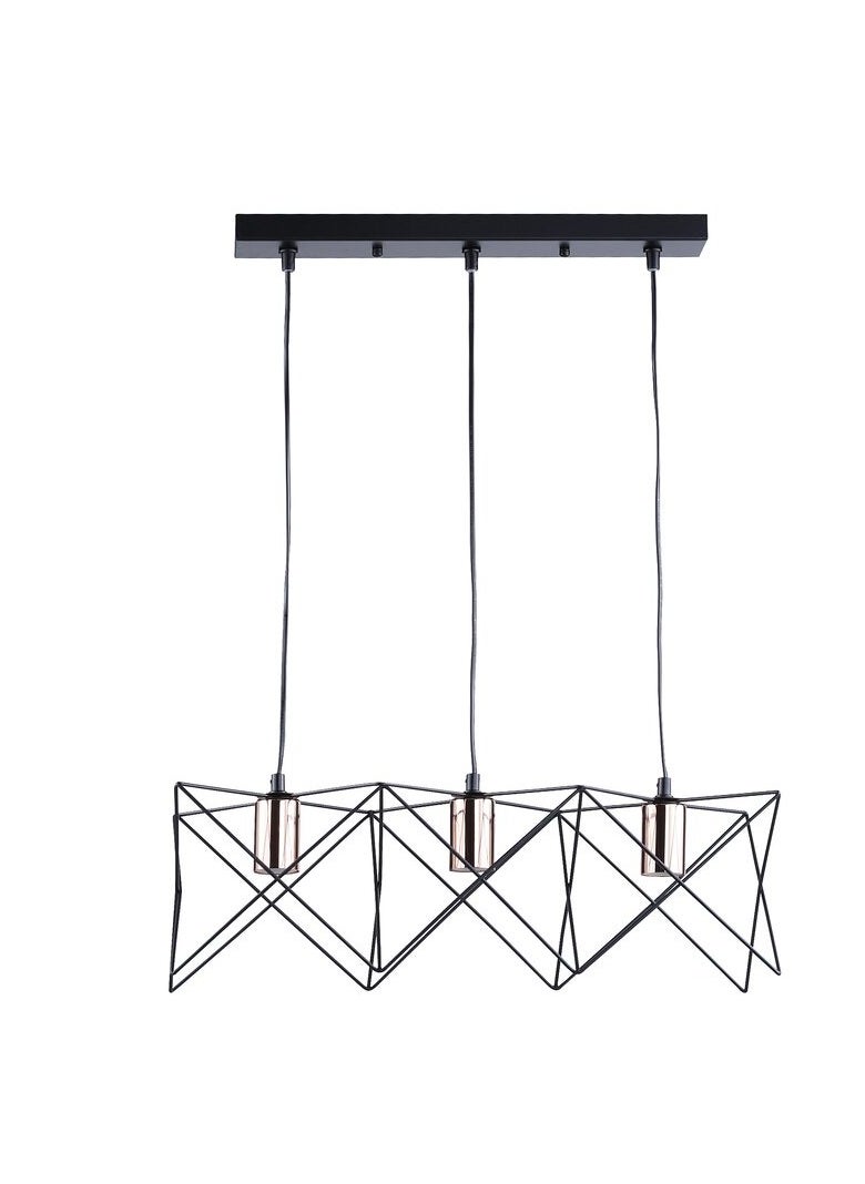 Cluc Triple Star  Fit Line Chandelier  - Black  - Image 2