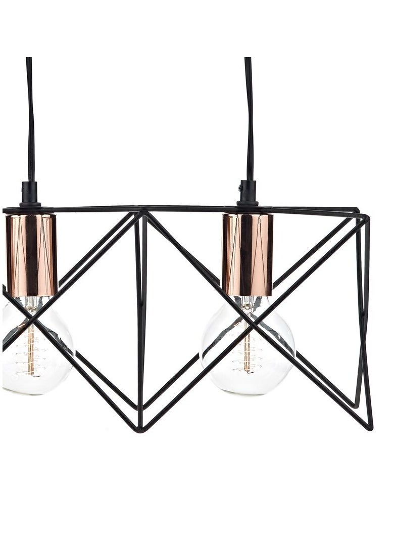 Cluc Triple Star  Fit Line Chandelier  - Black  - Image 4