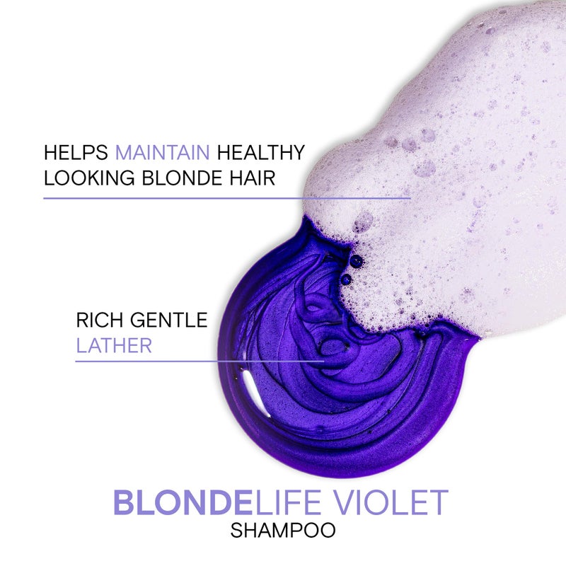 Joico Blonde Life Violet Shampoo | For Cool & Bright Blonde Hair | Neutralize Brassy Tones | Banish Yellow Tones | Boost Shine | Sulfate Free | With Monoi & Tamanu Oil | 10.1 Fl Oz - Image 3