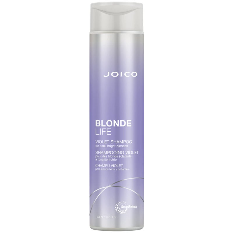 Joico Blonde Life Violet Shampoo | For Cool & Bright Blonde Hair | Neutralize Brassy Tones | Banish Yellow Tones | Boost Shine | Sulfate Free | With Monoi & Tamanu Oil | 10.1 Fl Oz - Image 1