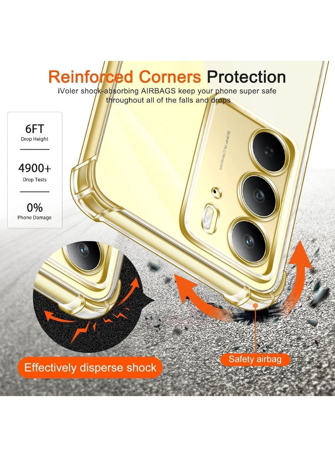 Shockproof Transparent Case Compatible with Oppo Realme C75 - Image 3