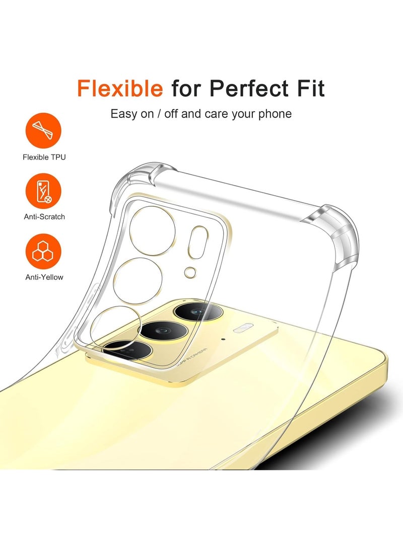 Shockproof Transparent Case Compatible with Oppo Realme C75 - Image 2