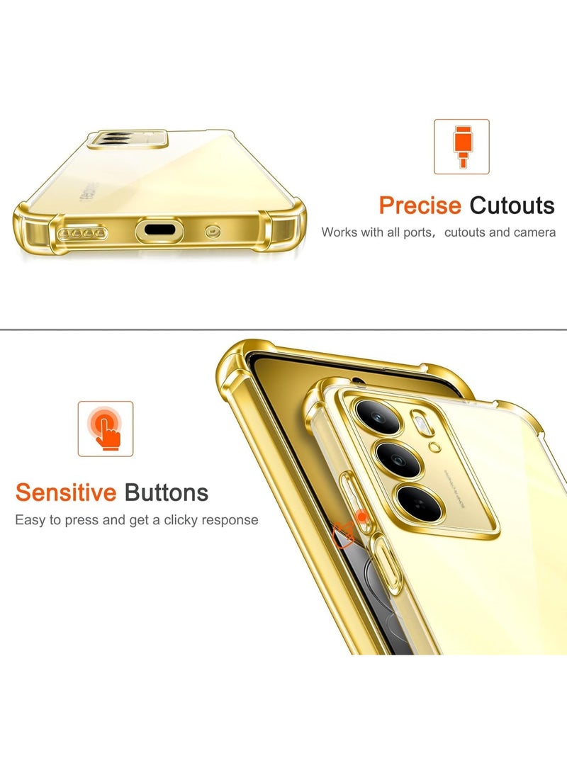 Shockproof Transparent Case Compatible with Oppo Realme C75 - Image 4