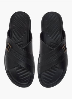 LBL by Shoexpress Cross Strap Slip-On Comfort Sandals  - Image 1