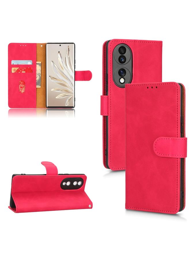 The Bros Phone Case For Honor 70 5G Skin Feel Magnetic Flip Leather Phone Phone Case - Image 1