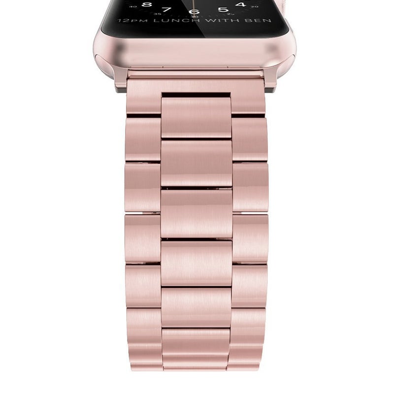 Simpeak Business Band Compatible with Apple Watch Series 10(42mm) Series 9 8 7 (41mm) 6 SE 5 4 (40mm) 3 2 1 (38mm), Women Men Stainless Steel Band Strap Compatible with iWatch 42mm 41mm 40mm 38mm - Image 2