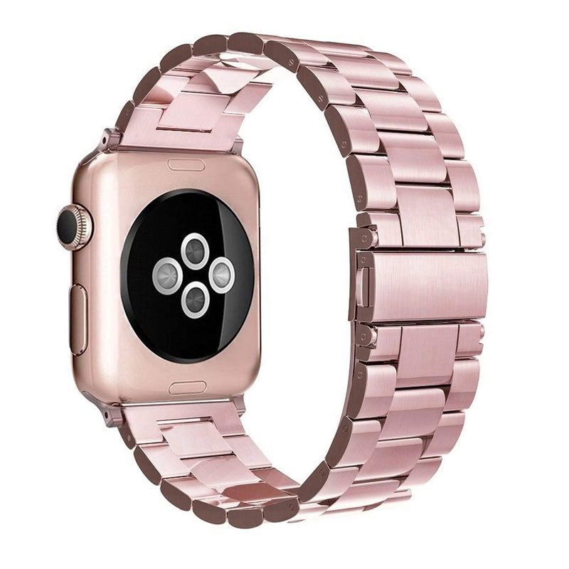 Simpeak Business Band Compatible with Apple Watch Series 10(42mm) Series 9 8 7 (41mm) 6 SE 5 4 (40mm) 3 2 1 (38mm), Women Men Stainless Steel Band Strap Compatible with iWatch 42mm 41mm 40mm 38mm - Image 1