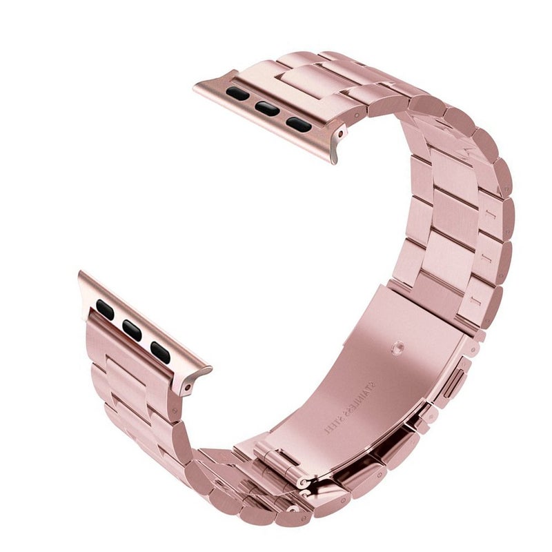 Simpeak Business Band Compatible with Apple Watch Series 10(42mm) Series 9 8 7 (41mm) 6 SE 5 4 (40mm) 3 2 1 (38mm), Women Men Stainless Steel Band Strap Compatible with iWatch 42mm 41mm 40mm 38mm - Image 4