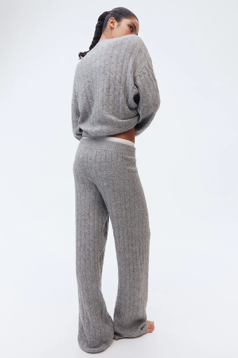 H&M Cable-Knit Trousers
