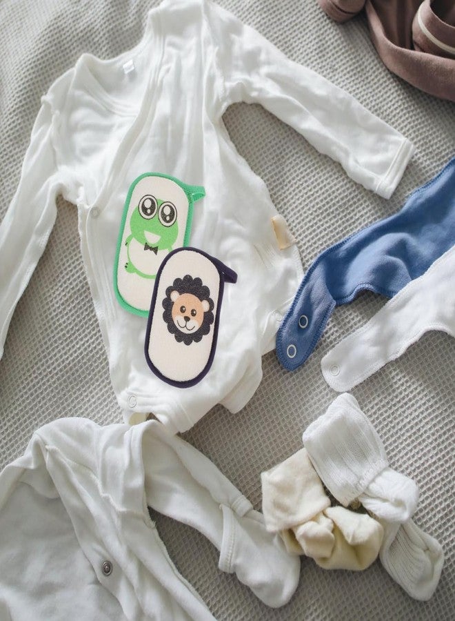 JECOMPRIS Baby Bath Sponge 3-Pack Cartoon Animal Infant Bath Scrubber Soft Newborn Sponge for Gentle Body Cleaning and Massage with Hanging Hook - Image 5