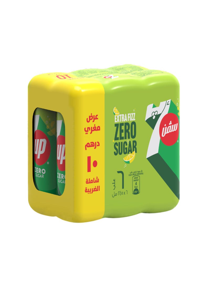 7up Zero Sugar Soft Drink Cans - Image 2
