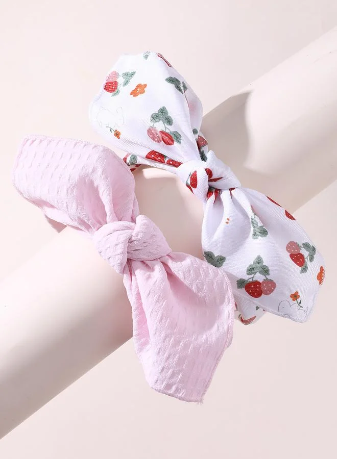 Take Two Set of 2 - Floral Bow Headband