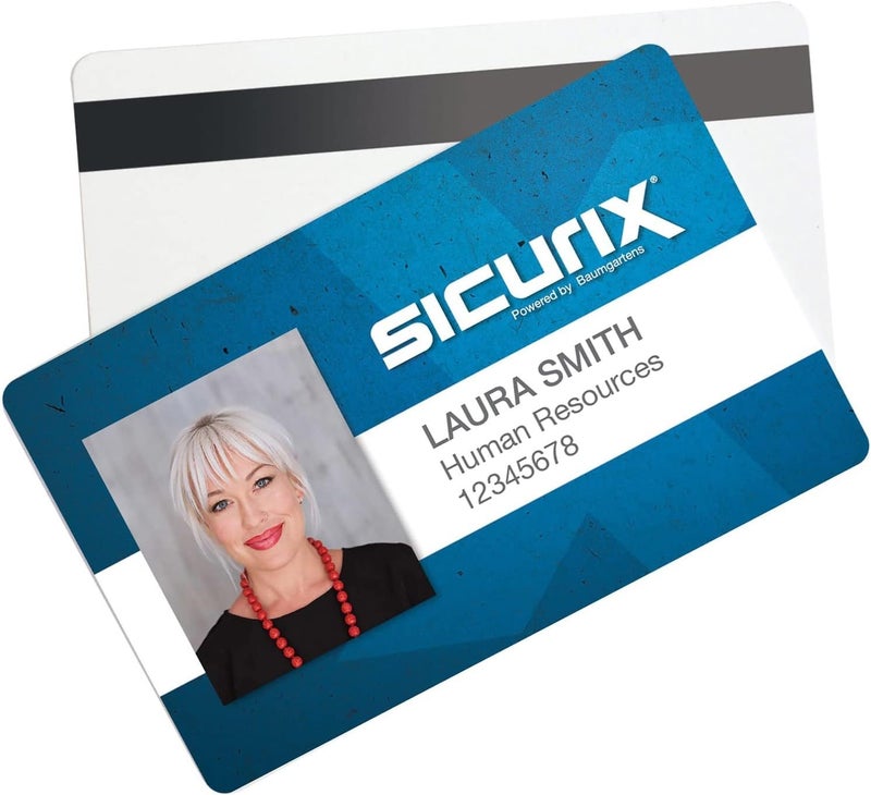 Baumgartens 80300 SICURIX Blank ID Card 2 18 x 3 38 White 100Pack - Image 1