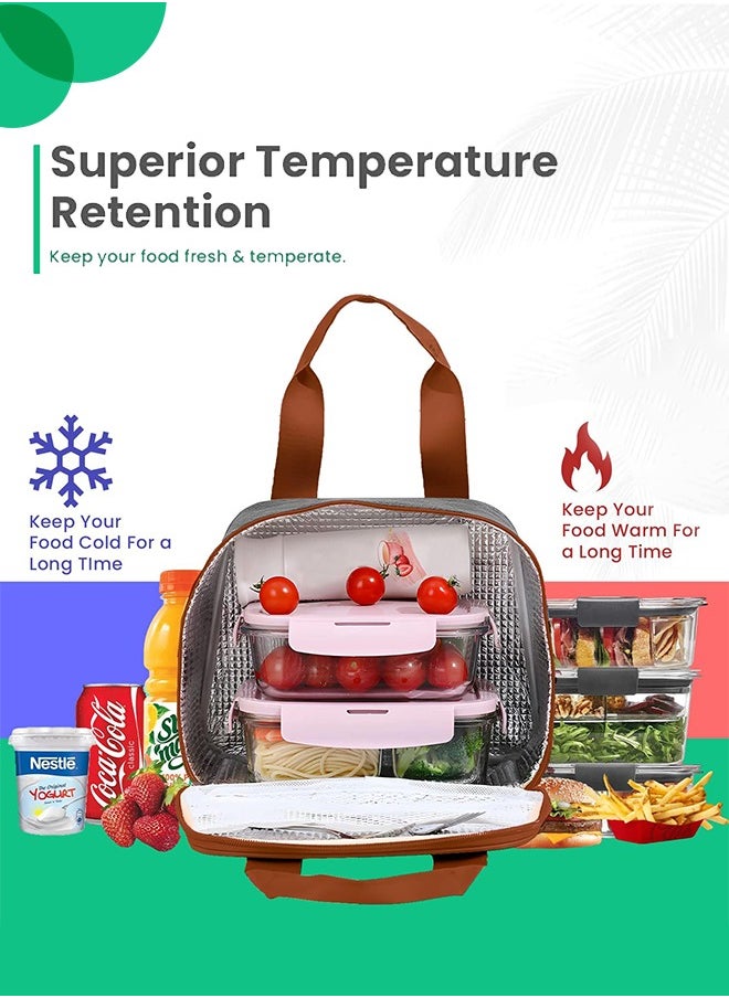 Thermal Insulated Lunch Bag 19.5x15x24CM