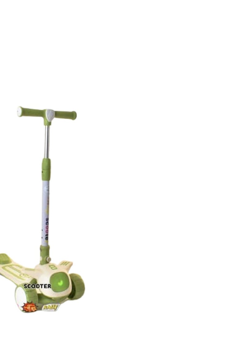 Generic - Green and white scooter for children sss - Image 1