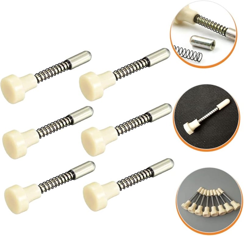 Jojofuny 24pcs Spring Loaded Plunger Pin Latches 5 8x1 5cm Size for Cribs Windows Beds Pigeon Cages Childproof Fastening Easy Installation - Image 3