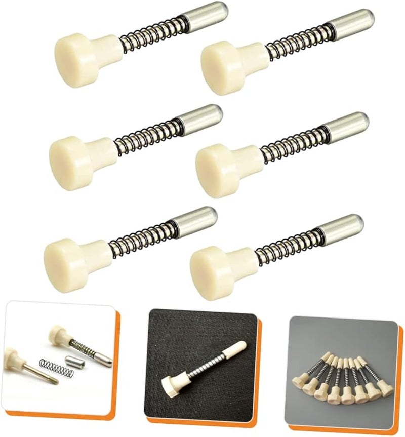 Jojofuny 24pcs Spring Loaded Plunger Pin Latches 5 8x1 5cm Size for Cribs Windows Beds Pigeon Cages Childproof Fastening Easy Installation - Image 5