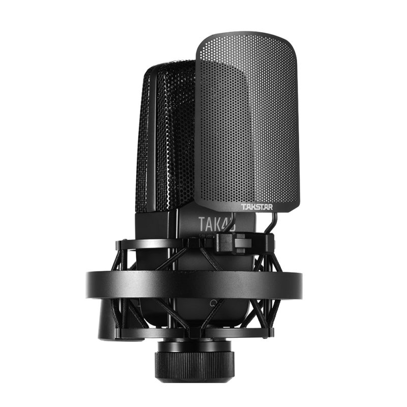TAKSTAR Professional Microphone 34mm Large Gold Plated Diaphragm High Sensitivity Vocal Recording - Metal Housing Windscreen Noise Reduction Studio Recording Microphone for Live Broadcast - Image 1