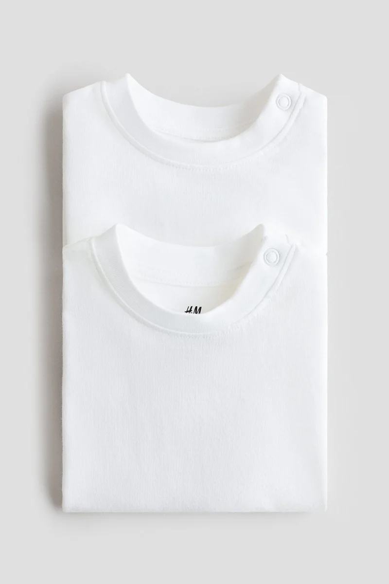H&M 2-pack cotton T-shirts