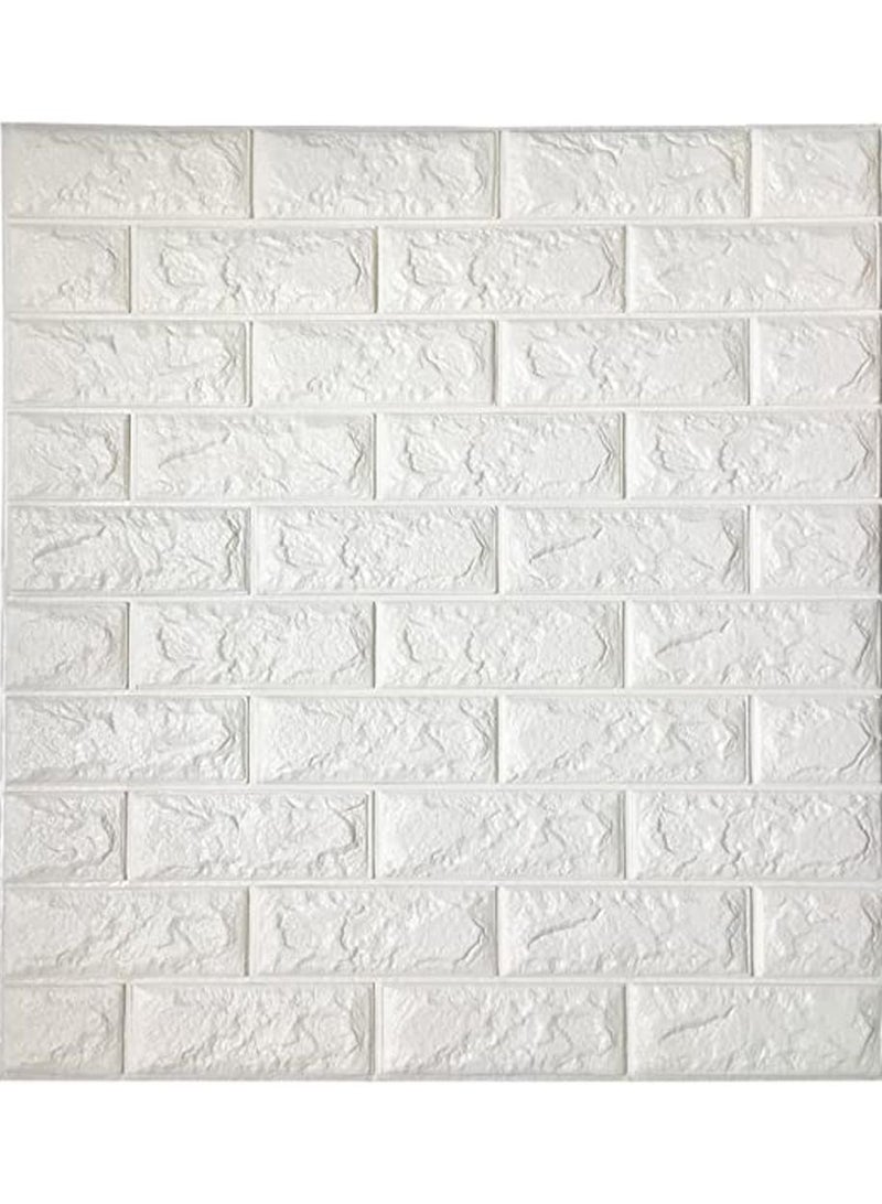 FFD الجدار ملصق ثلاثية الأبعاد للجدران لوحات تزيين الحائط الماس PE رغوة الطوب نمط ذاتية اللصق للإزالة ومقاومة للماء بلاط جدار الفن - Image 1