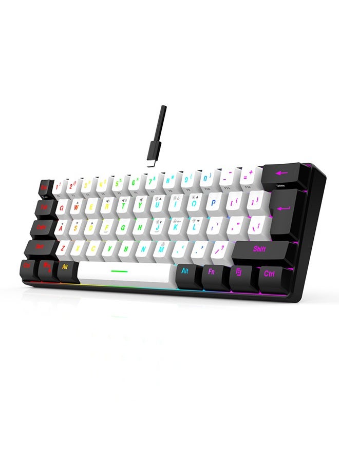 LCYLJGY - 61 Keys RGB Gaming Keyboard 60% Mini Wired Waterproof For Gamer - Image 1