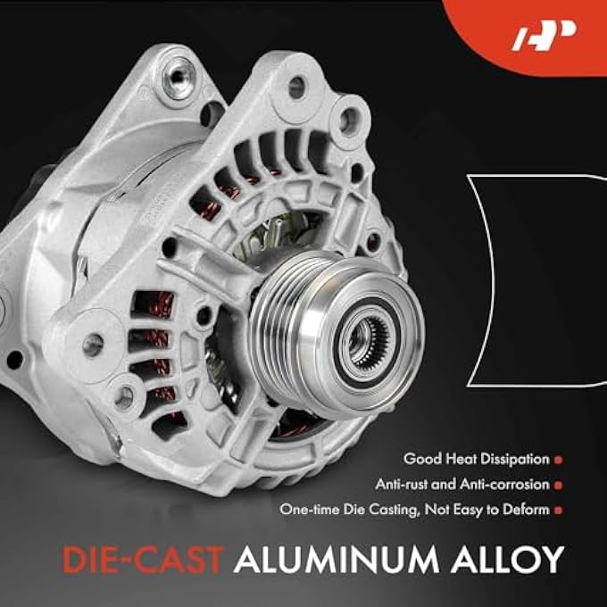 A-Premium Alternator Replacement for Volkswagen Passat 2004-2005, 2.0L - Image 4