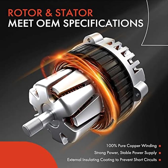 A-Premium Alternator Replacement for Volkswagen Passat 2004-2005, 2.0L - Image 5